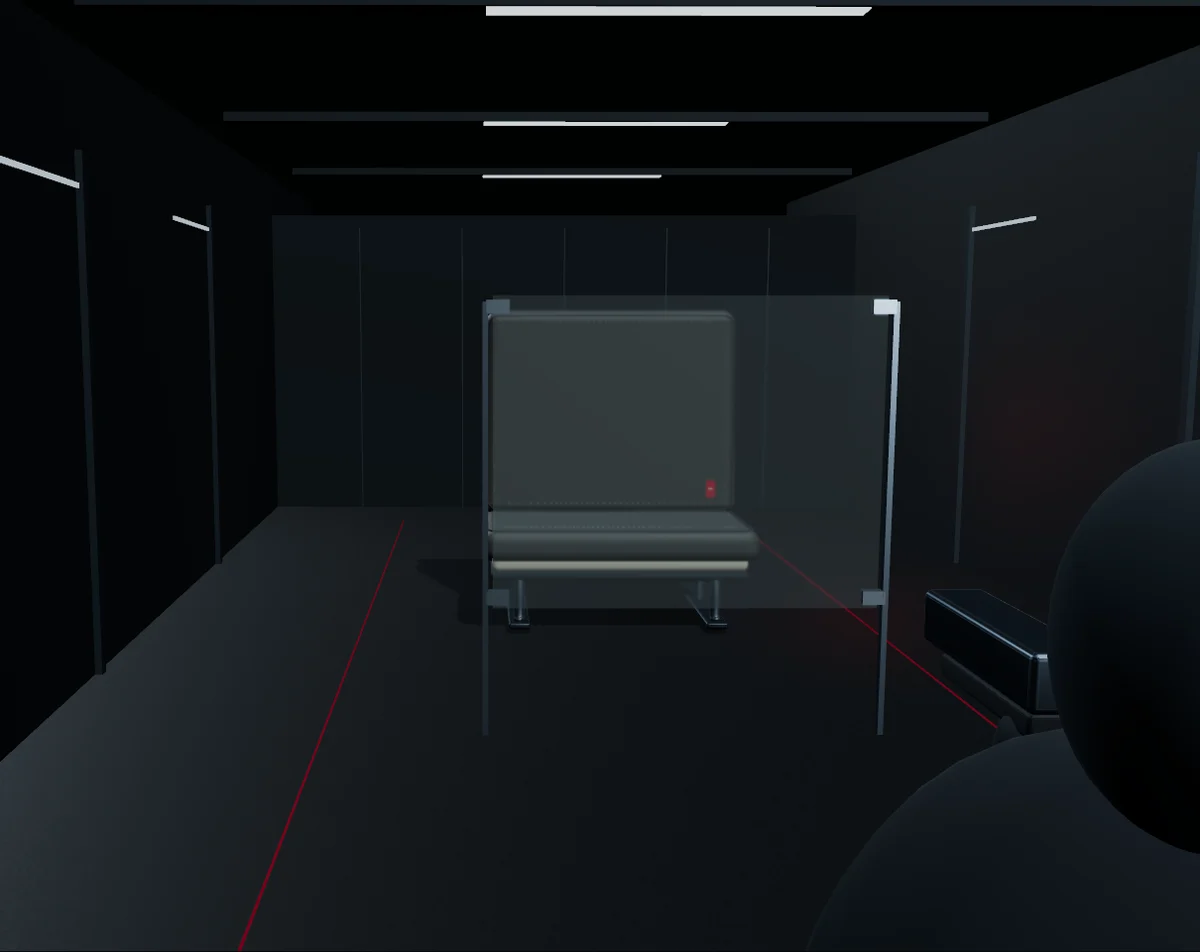 Conceptual illustration: test stage of the material study.